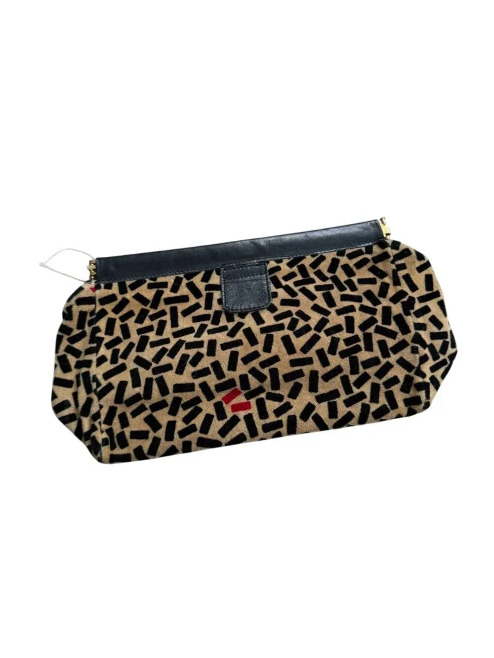 SONIA RYKIEL Paris Vintage Patterned Clutch Handbag